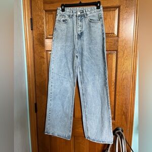 Wide leg jeans